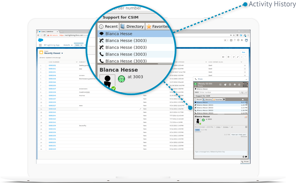 salesforce activity history