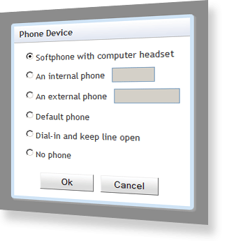 agent phone device selection skewed