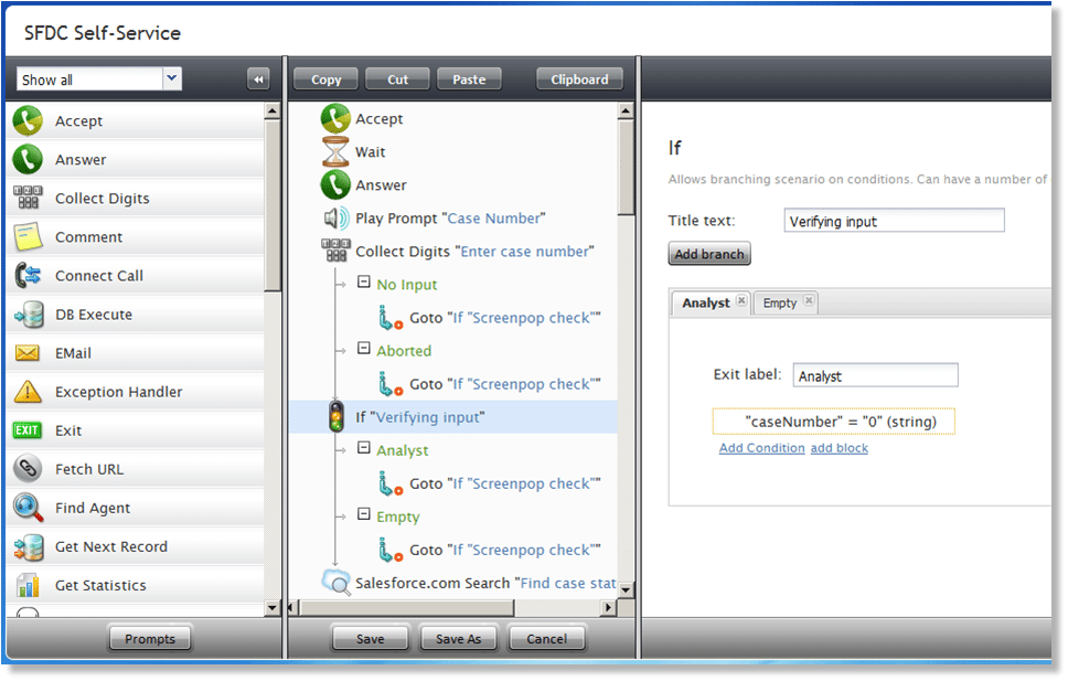 web interface