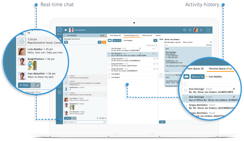 Contact center Agent Desktop Contact center Agent Desktop