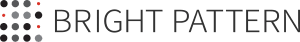 bright pattern logo mini with text