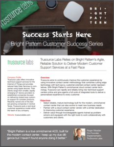 Success stories Bright Pattern