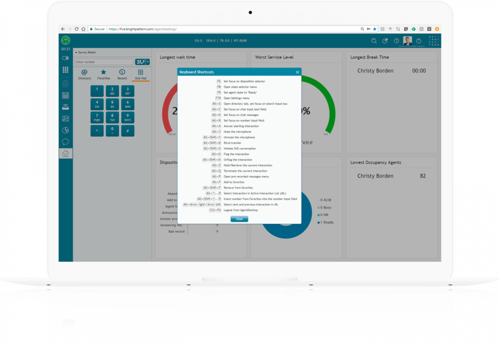 Call Center Tools for the Visually Impaired Bright Pattern
