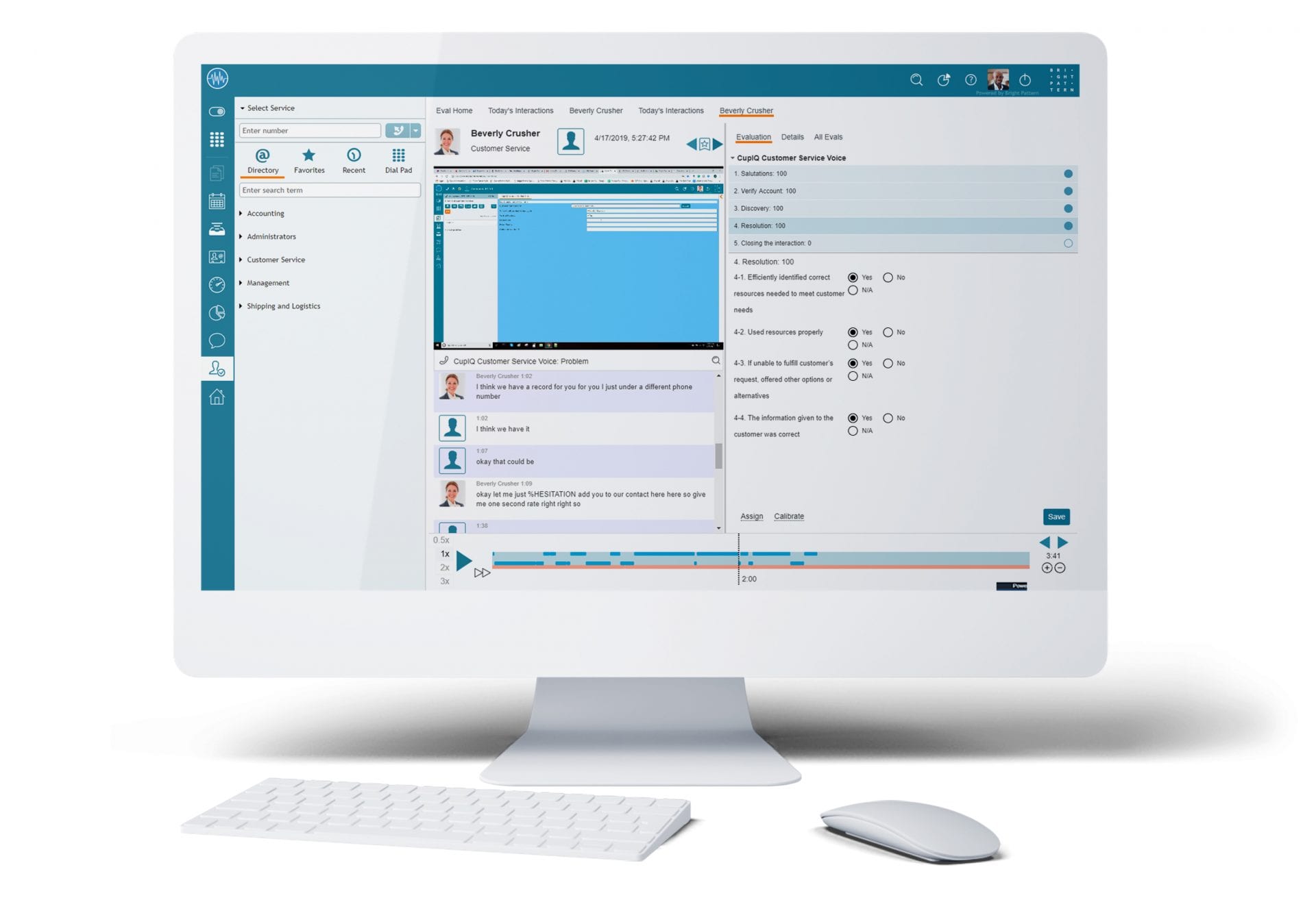 CRM Call Center Software | Contact Center Software Bright Pattern
