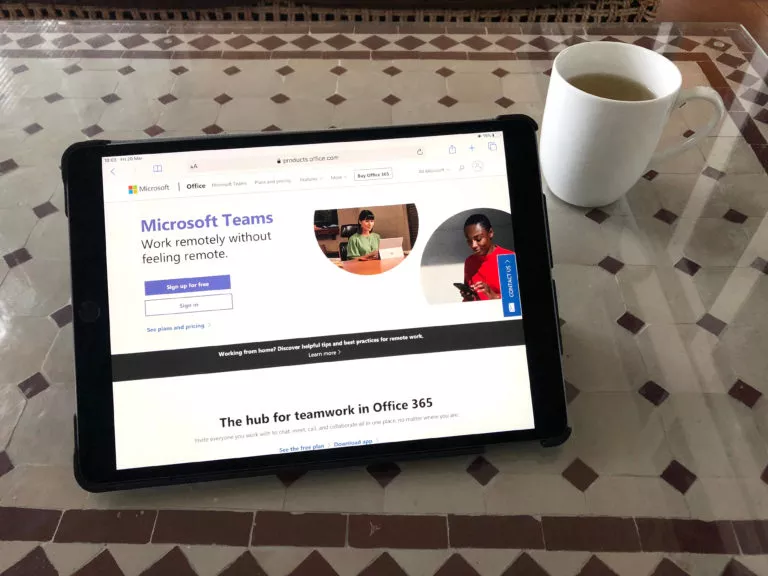 Microsoft Teams Tablet