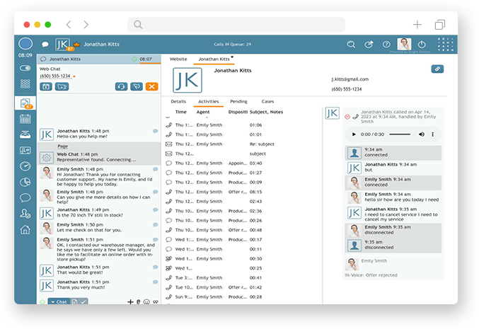 Unified Agent Desktop