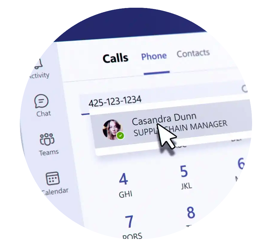 can i text from my teams phone number