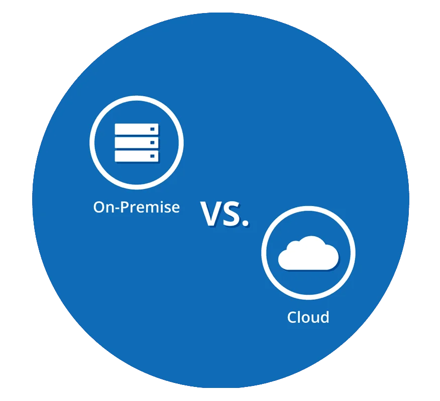 What is the difference between on-premise and cloud